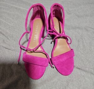Gianni Bini Pink Heels Strappy Design
